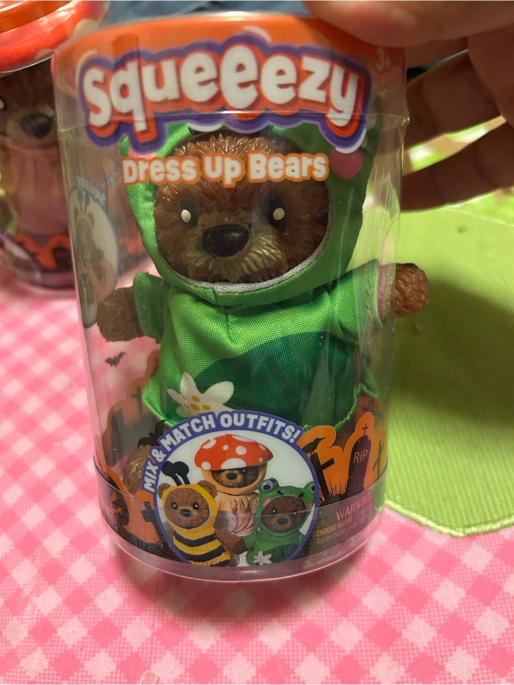 Dress Up Bears Green frog Costume Toy squishy